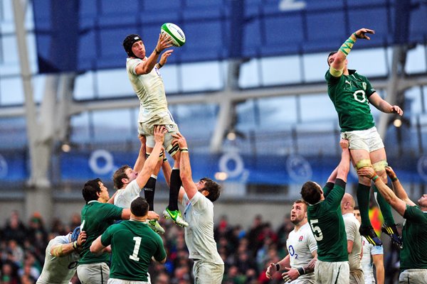 Tom Wood England v Ireland Dublin 2013