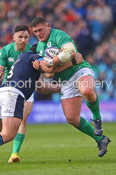 Tadhg Furlong Ireland v Scotland Murrayfield Six Nations 2023
