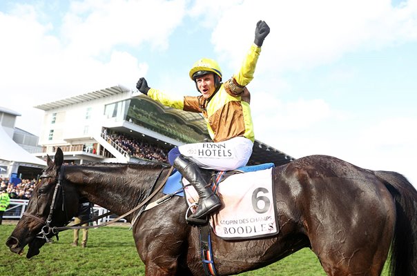 Paul Townend winning jockey Galopin Des Champs Cheltenham Gold Cup 2023