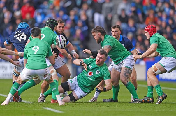 Peter O'Mahony Ireland v Scotland Six Nations Murrayfield 2023