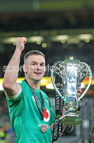 Johnny Sexton Ireland celebrates Six Nations Grand Slam Dublin 2023