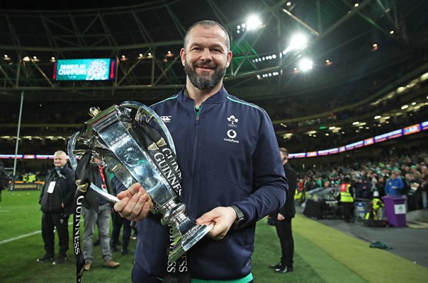 Andy Farrell Ireland Head Coach Grand Slam Six Nations Dublin 2023