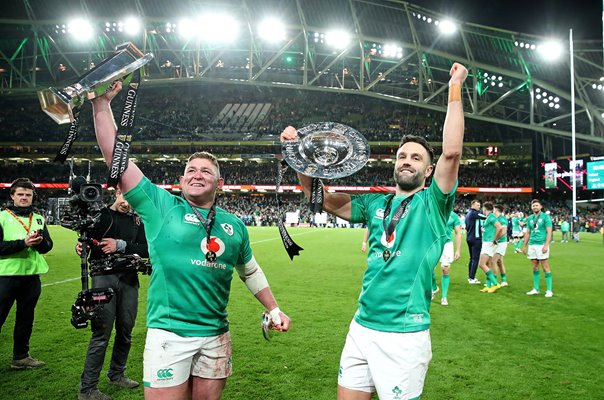 Conor Murray & Tadhg Furlong Ireland Grand Slam Six Nations 2023