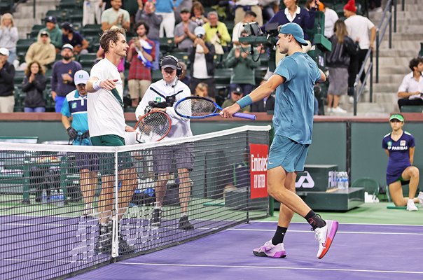 Jack Draper beats fellow British player Andy Murray Indian Wells 2023 