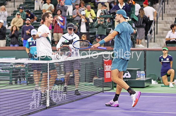 Jack Draper beats fellow British player Andy Murray Indian Wells 2023 