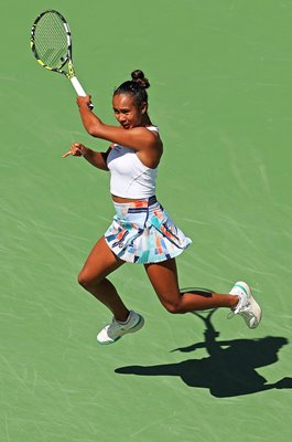 Leylah Fernandez Canada forehand Indian Wells Tennis 2023