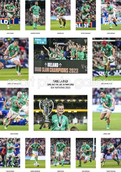 Ireland 2023 Six Nations Grand Slam Team Special