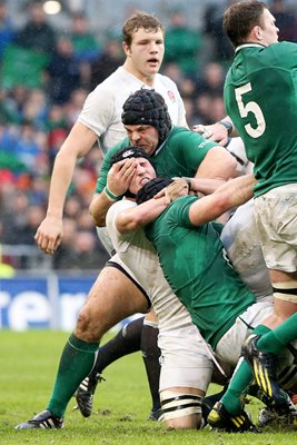 Mike Ross and Tom Wood England v Ireland 2013