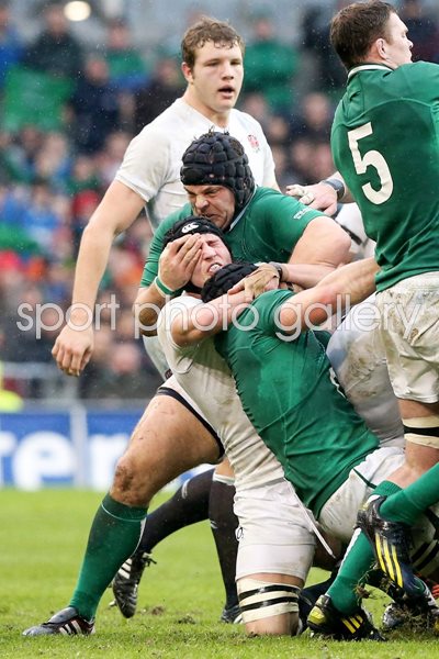 Mike Ross and Tom Wood England v Ireland 2013