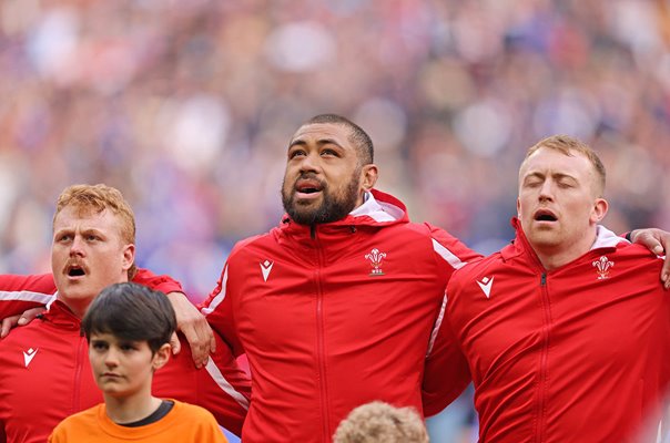 Taulupe Faletau Wales 100th Cap v France Paris Six Nations 2023