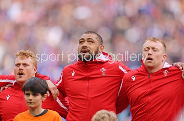 Taulupe Faletau Wales 100th Cap v France Paris Six Nations 2023