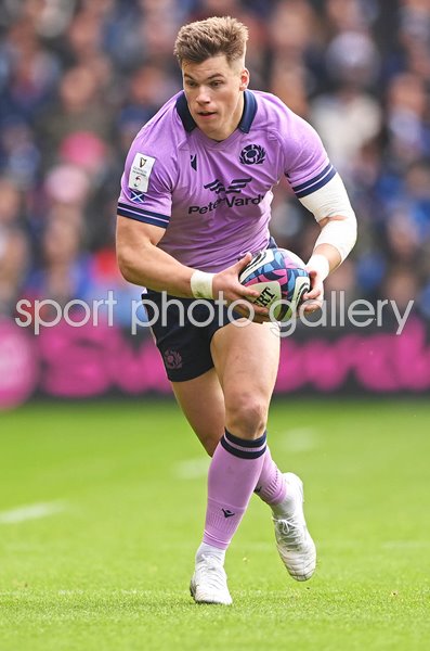 Huw Jones Scotland v Italy Murrayfield Six Nations 2023
