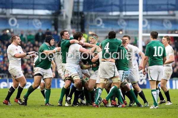 Ireland v England Battle in Dublin 2013