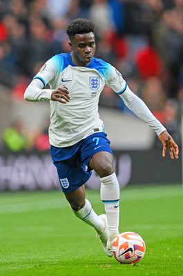 Bukayo Saka England v Ukraine EURO 2024 Qualifying Wembley 2023