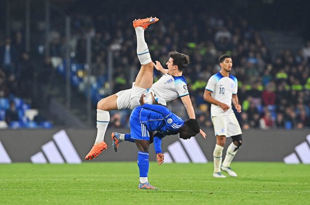 Harry Maguire England v Italy EURO 2024 Qualifying Naples 2023