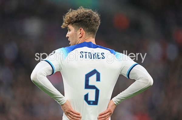 John Stones England v Ukraine EURO 2024 Qualifying Wembley 2023