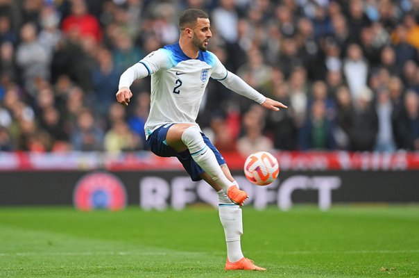 Kyle Walker England v Ukraine EURO 2024 Qualifying Wembley 2023