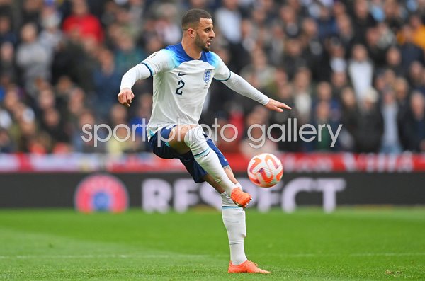 Kyle Walker England v Ukraine EURO 2024 Qualifying Wembley 2023