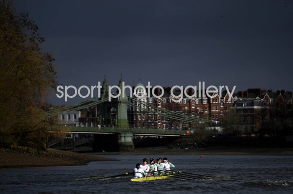 The Cambridge boat on the Thames Boat Race Tideway Week London 2023