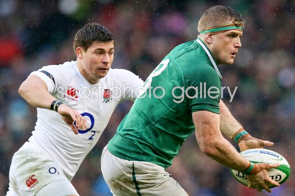 Ben Youngs England lines up Jamie Heaslip Dublin 2013