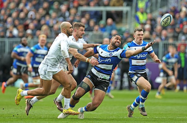 Joe Cokanasiga Bath Rugby v Exeter Chiefs Premiership Rugby Bath 2023