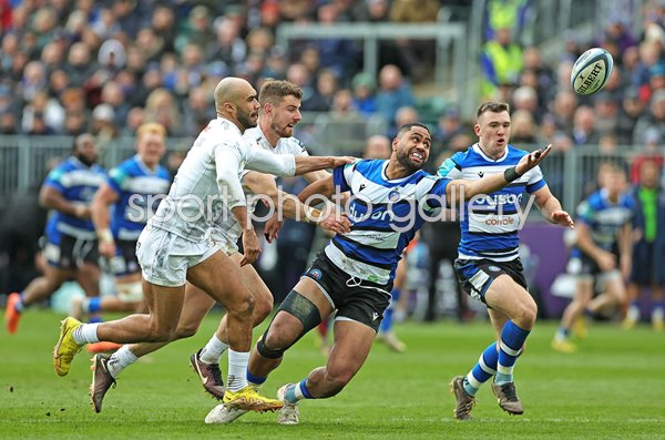Joe Cokanasiga Bath Rugby v Exeter Chiefs Premiership Rugby Bath 2023