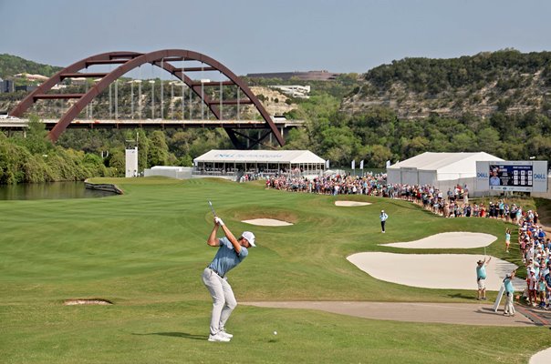 Sam Burns USA 12th hole Austin CC WGC Match Play 2023