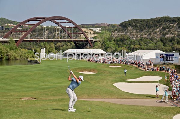 Sam Burns USA 12th hole Austin CC WGC Match Play 2023