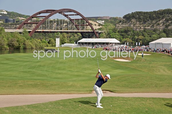 Scottie Scheffler USA 12th hole Austin CC WGC Match Play 2023