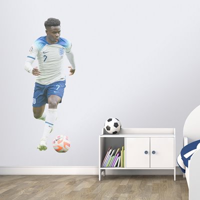 Bukayo Saka England V Ukraine EURO 2024 Qualifier Wembley 2023 Wall Sticker