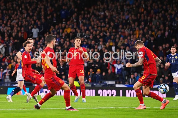 Scott McTominay Scotland scores v Spain EURO 2024 Qualifier 2023