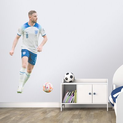 Jordan Henderson England V Ukraine EURO 2024 Qualifying Wembley 2023 Wall Sticker