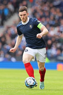 Andy Robertson Scotland v Cyprus EURO 2024 Qualifying Hampden Park 2023