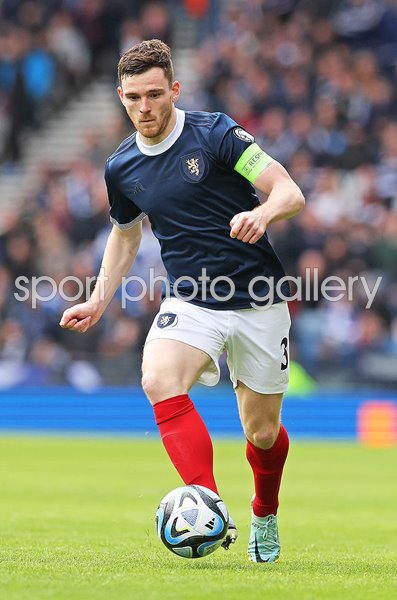 Andy Robertson Scotland v Cyprus EURO 2024 Qualifying Hampden Park 2023
