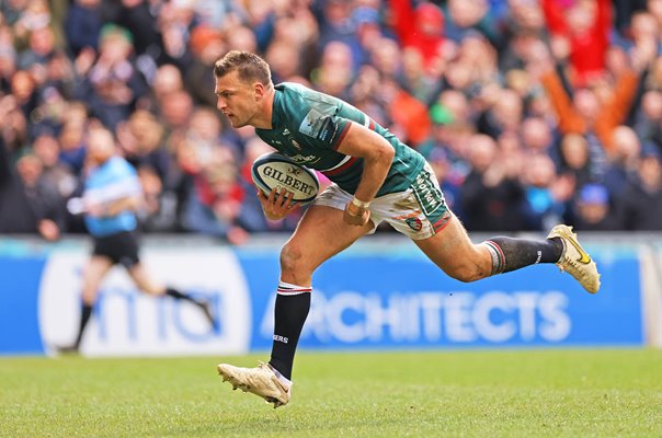 Handre Pollard Leicester Tigers scores v Bristol Bears Premiership Rugby 2023