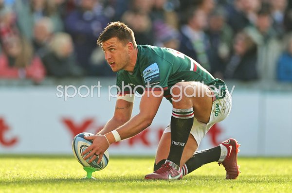 Handre Pollard Leicester Tigers v Saracens Premiership Rugby Welford Road 2023