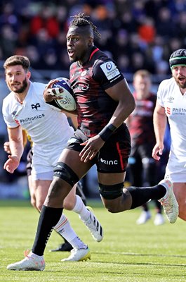 Maro Itoje Saracens v Ospreys Champions Cup Barnet 2023