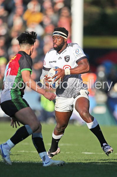 Siya Kolisi Sharks v Marcus Smith Harlequins Champions Cup Twickenham 2023