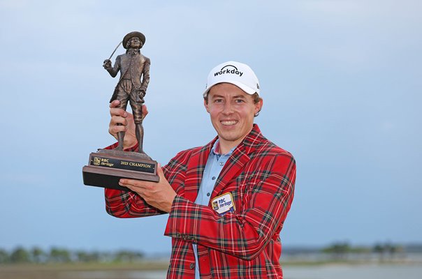 Matt Fitzpatrick England Plaid Jacket RBC Heritage Hilton Head 2023