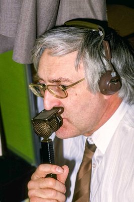 Clive Everton BBC Snooker commentator World Snooker Championships 1986