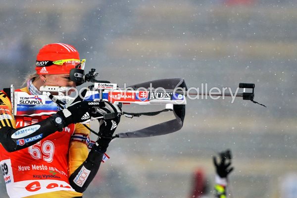 Anastasiya Kuzmina IBU Biathlon World Championships Nove Mesto 2013