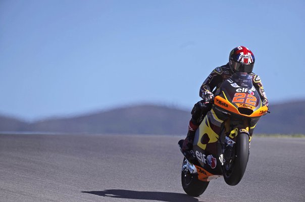 Sam Lowes Great Britain wheelie Portugese MotoGP 2023