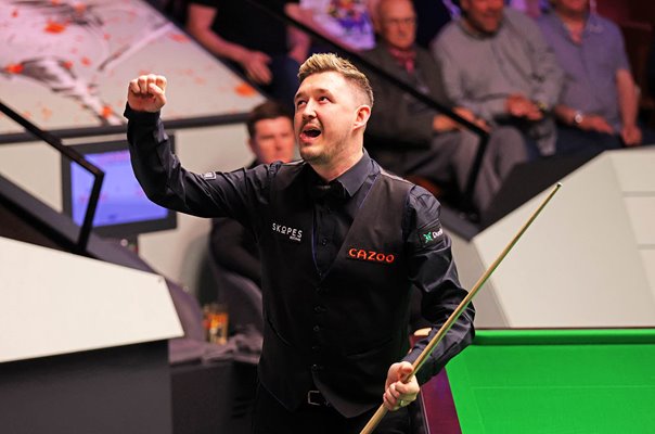 Kyren Wilson England celebrates 147 World Snooker Championship 2023 