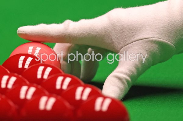 Referee spots the pink World Snooker Championship 2023 