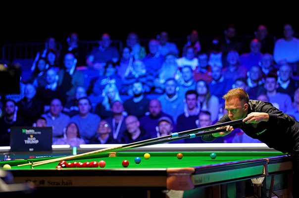 Judd Trump England Rest Shot World Grand Prix Snooker Cheltenham 2023
