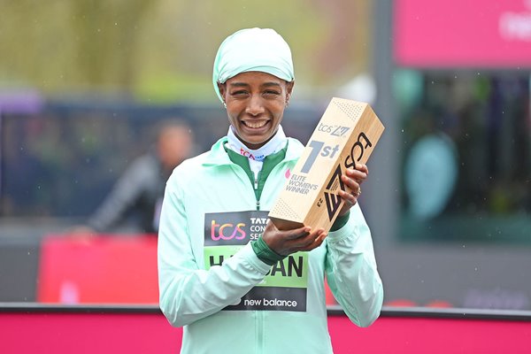 Sifan Hassan Netherlands winner London Marathon 2023