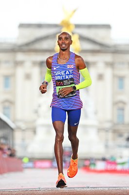 Mo Farah Great Britain finishes his final London Marathon 2023