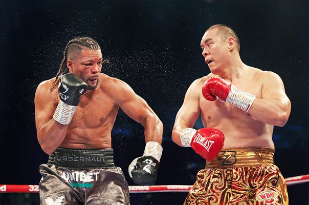 Zhilei Zhang China v Joe Joyce England Copper Box Arena 2023