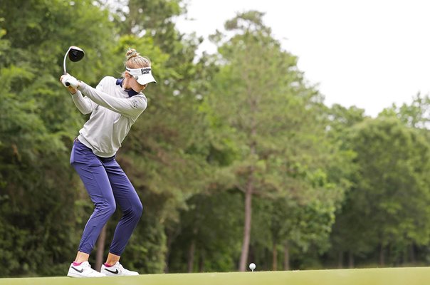 Nelly Korda USA drives Chevron Championship Carlton Woods Texas 2023