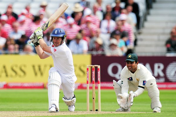 Eoin Morgan trademark paddle sweep